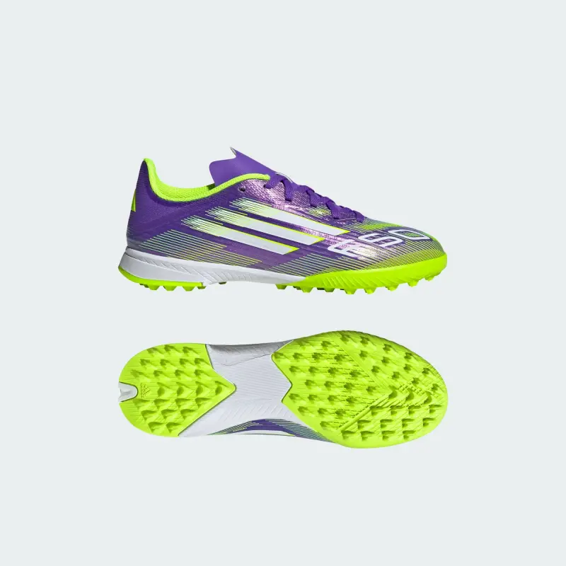 adidas-f-50-league-tf-purple-rush-cloud-white-lucid-lemon-gs-ji0000 Category | SUFC Shirts & Football Gear
