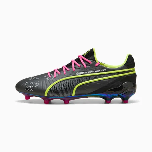 puma-king-ultimate-fgag-kidsuper-black-electric-lime-108437-01 Category | SUFC Shirts & Football Gear