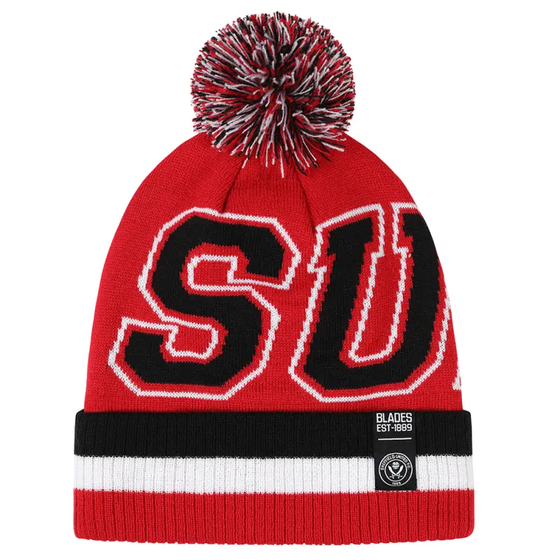 sufc-text-bobble-hat-pea0047 Category | SUFC Shirts & Football Gear